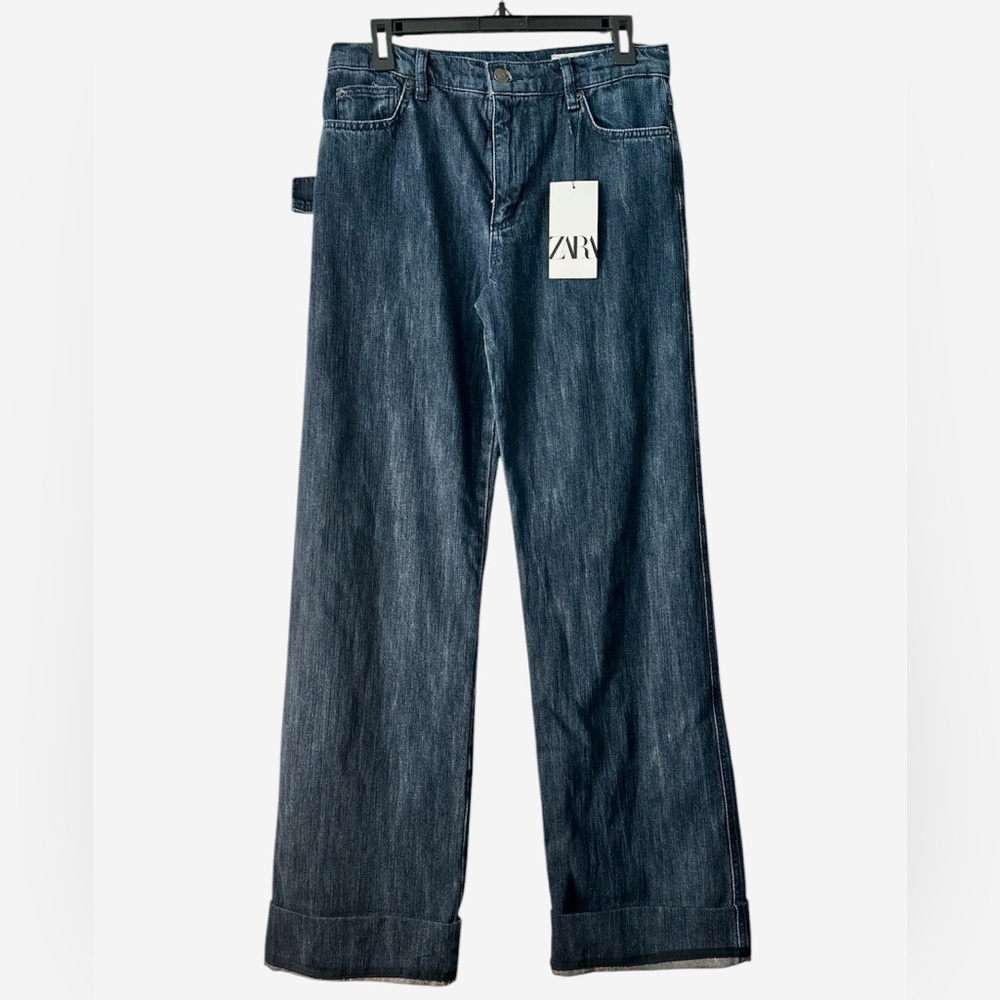 Zara Wide Leg Baggy Size 4 Denim Pants